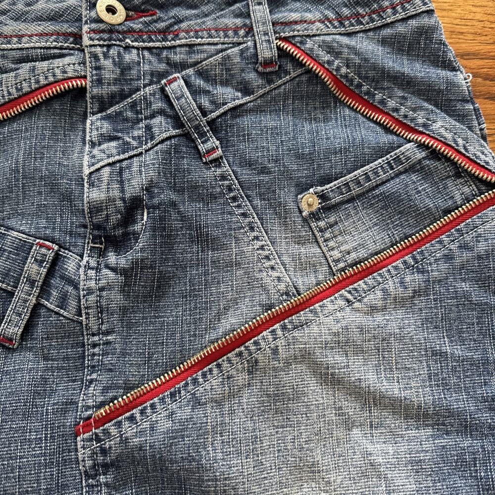 Womens Southpole Mini Skirt Jean Denim Blue Size 7 light blue C26 - Picture 2 of 11